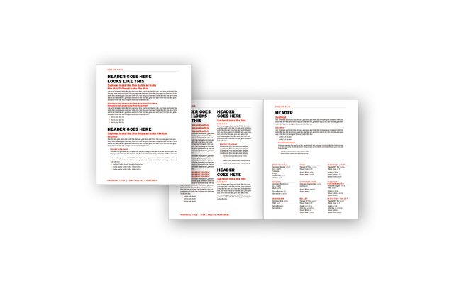 Proposal Template